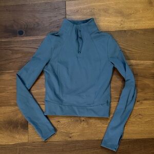 Yogalicious Slate Blue Long Sleeve Top